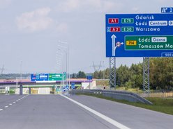 Remont na autostradzie A1 w kierunku Gdańska