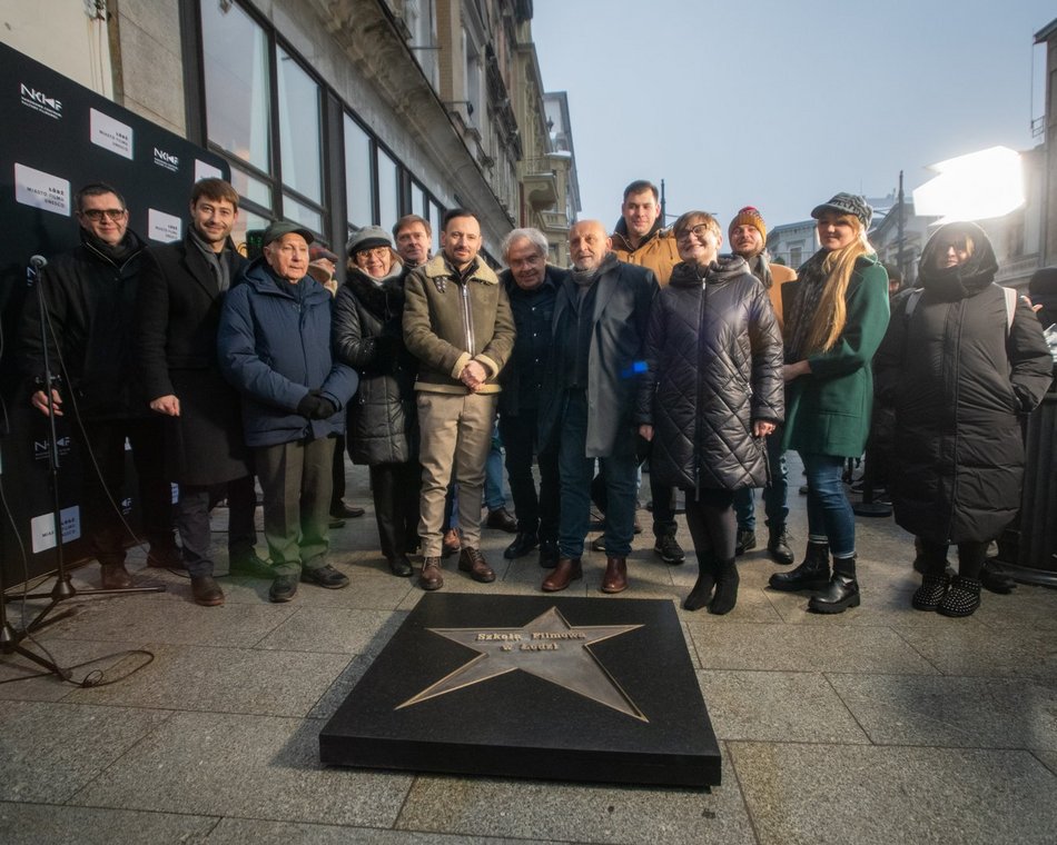 Łódzka Filmówka w Alei Gwiazd. Uroczyste odsłonięcie na Piotrkowskiej!