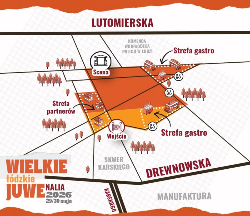 Łódź. Juwenalia 2026 w Łodzi. Line-up dzień po dniu, mapa, bilety i informacje organizacyjne