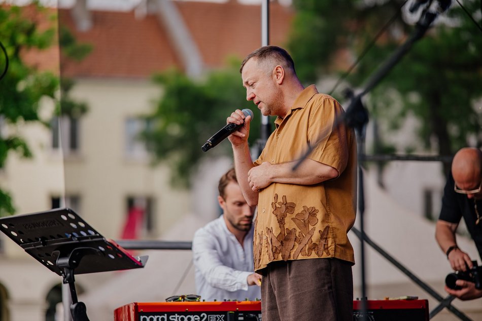 Łódź. Czesław Mozil na Miejskim Dniu Dziecka w Łodzi