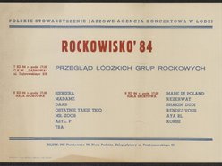 Łódź. Rockowisko - plakat
