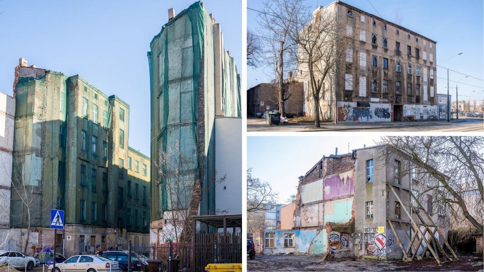 Łódź wyburza ruiny. Kamienice do wyburzenia