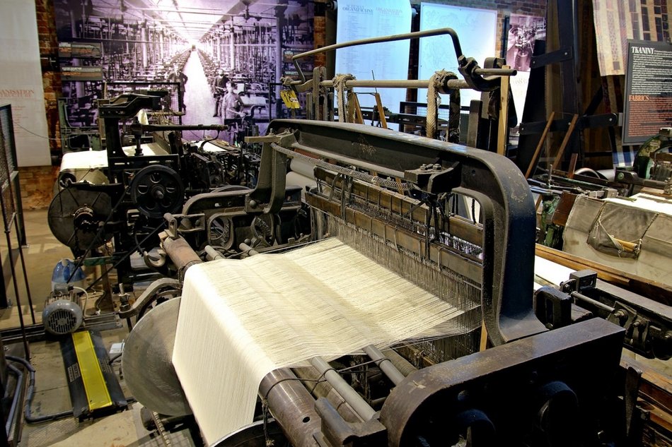 stara maszyna włókiennicza