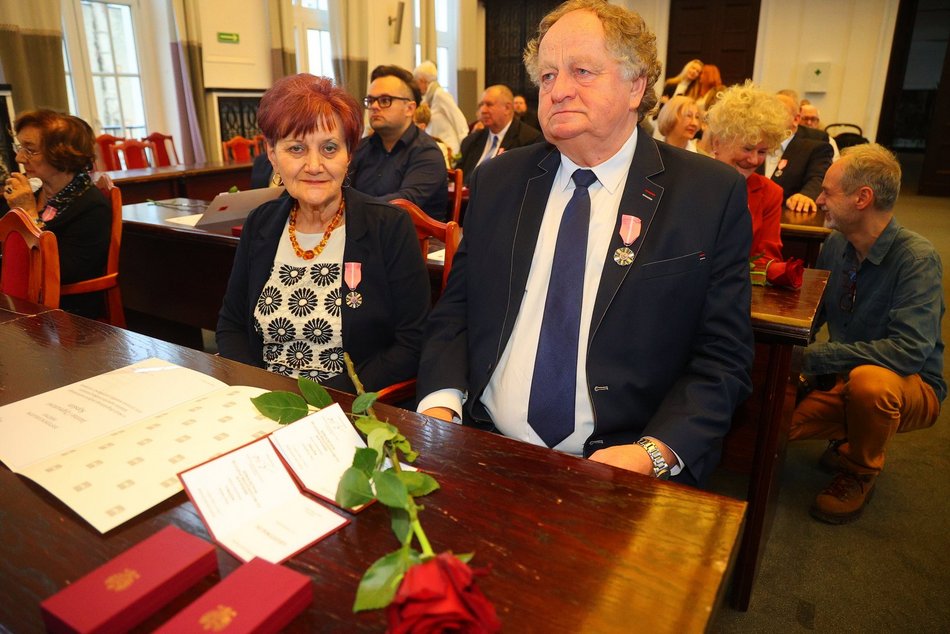 Łódź. Medale za długoletnie pożycie małżeńskie. Rekordziści są razem od 66 lat!
