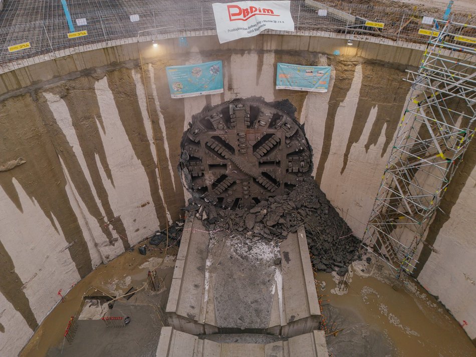 Tunel pod Łodzią. Tarcza Faustyna skończyła drążyć!