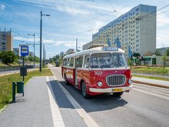 Zabytkowy autobus Łódzkich Linii Turystycznych