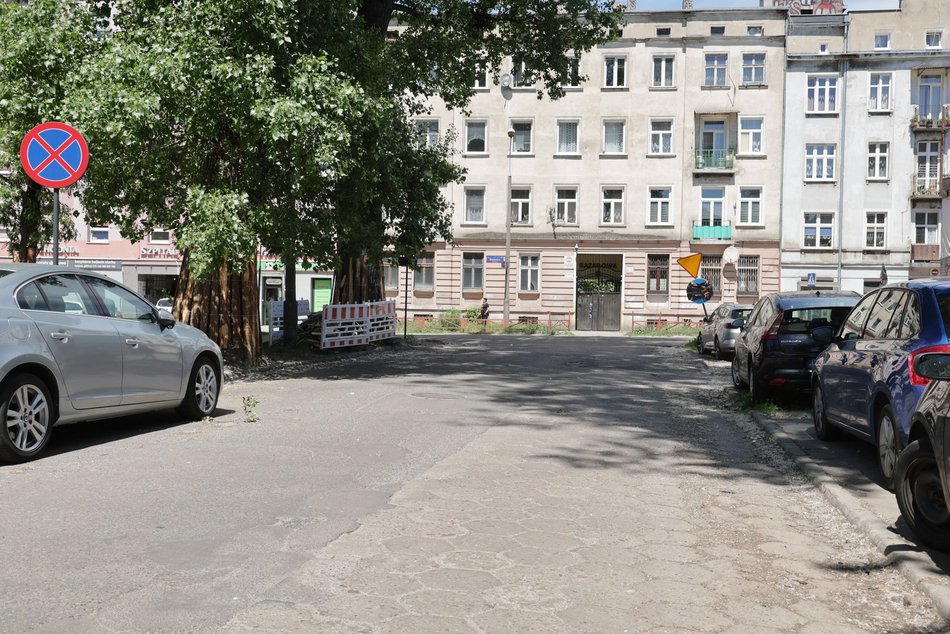 Łódź. Ulice Rybna i Bazarowa