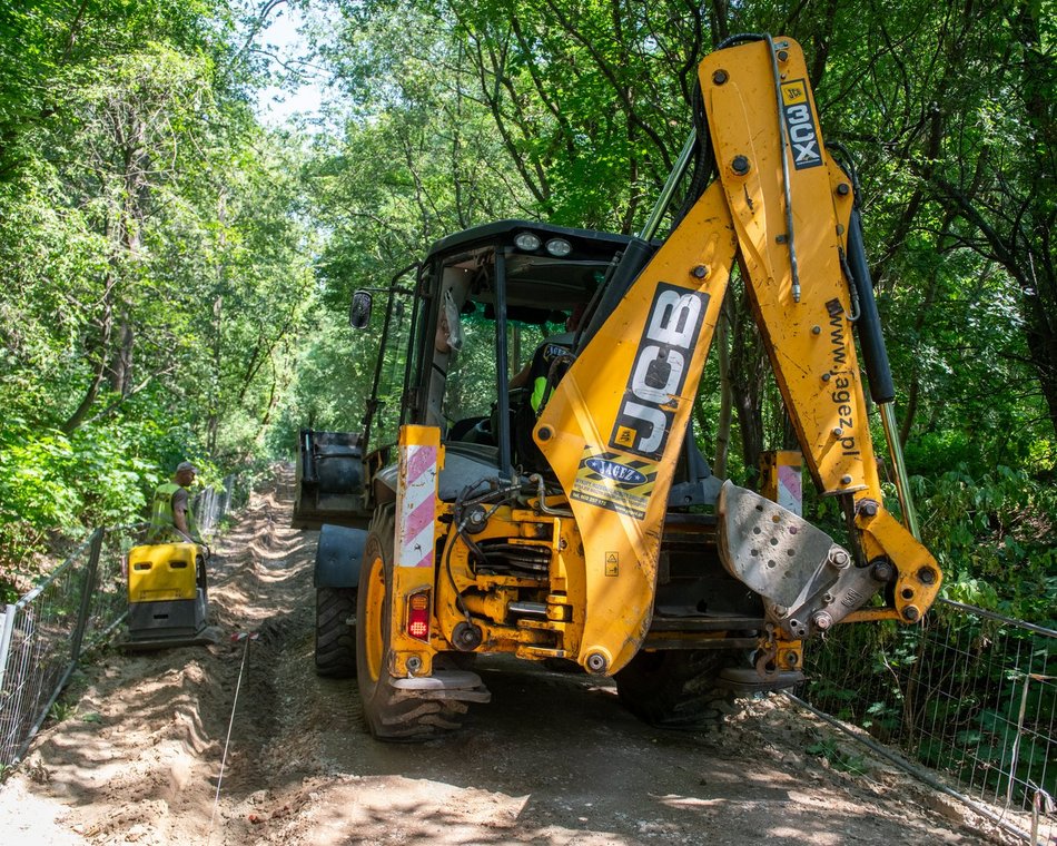 Budowa drogi rowerowej na Księżym Młynie