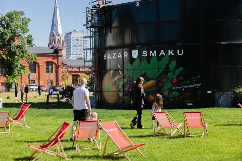 Łódź. Bazar Smaku w Ogrodach Geyera w Łodzi. Zdrowo, ekologicznie i klimatycznie