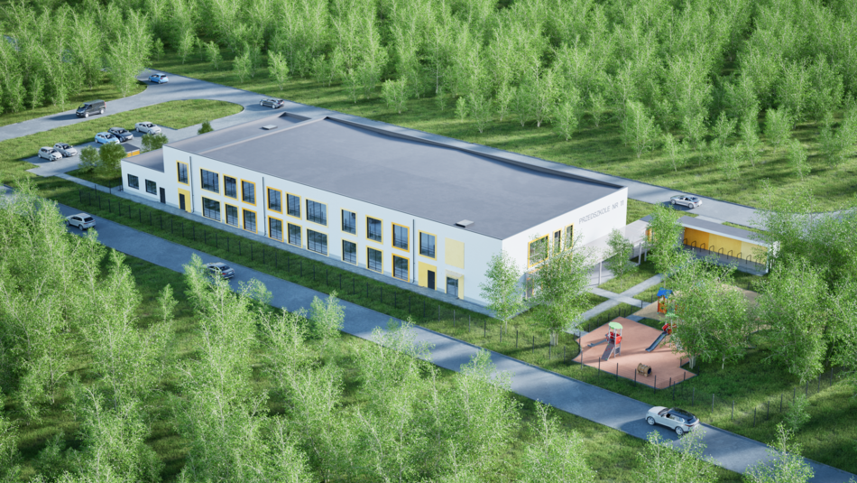 Łódź. Nowe przedszkole na Janowie w Łodzi. Brzozowy Zakątek powstaje w ekspresowym tempie