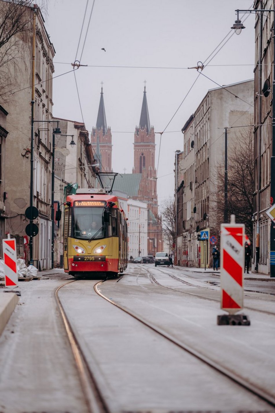 Tramwaje linii nr 5 na Franciszkańskiej