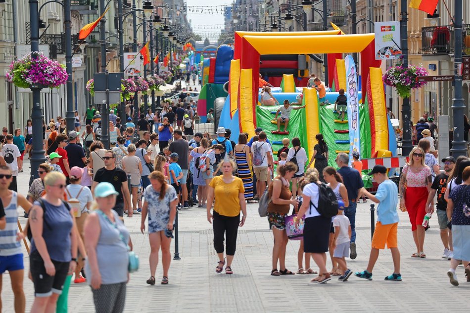 601. Urodziny Łodzi na ul. Piotrkowskiej