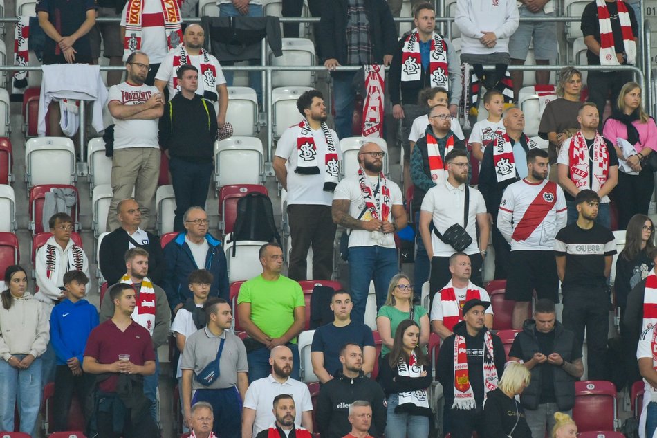 Kibice na meczu ŁKS Łódź z Polonią Bytom. Byłeś/aś tam? Odszukaj się w galerii!