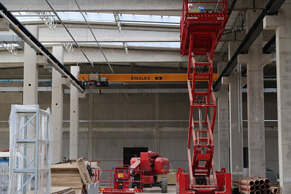 Zajezdnia Helenówek nie do poznania! Są już pierwsze elementy wyposażenia Zakładu Techniki MPK Łódź