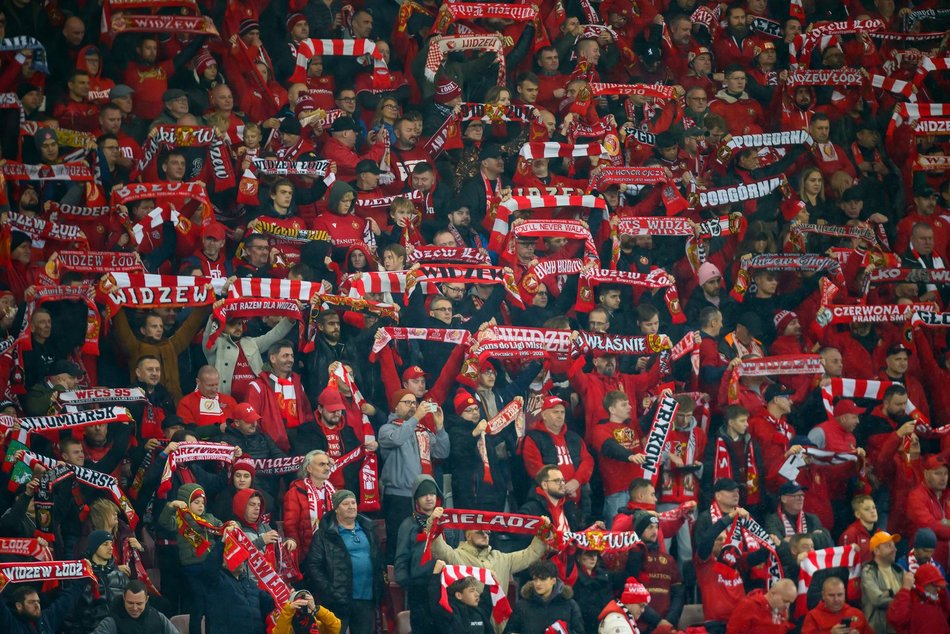 Kibice na meczu Widzewa Łódź z Legią Warszawa. Byłeś/aś? Odszukaj się w galerii
