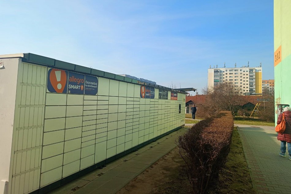 Łódź. Paczkomaty