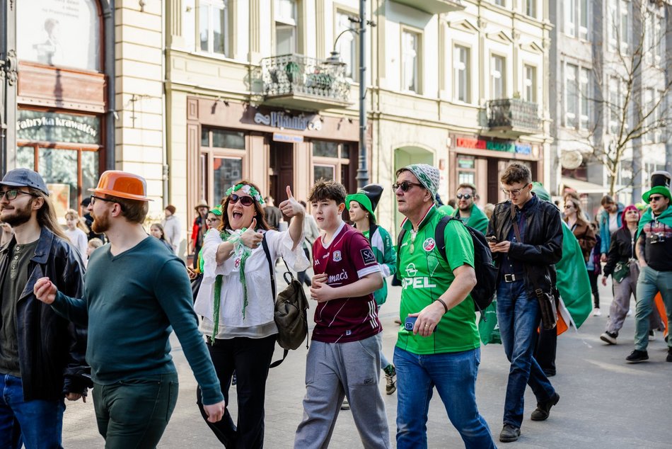 Zielona parada przeszła Piotrkowską! Tłumy świętują z okazji Dnia Świętego Patryka