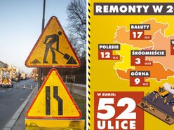 Aż 52 ulice w Łodzi będą wyremontowane w 2025 roku