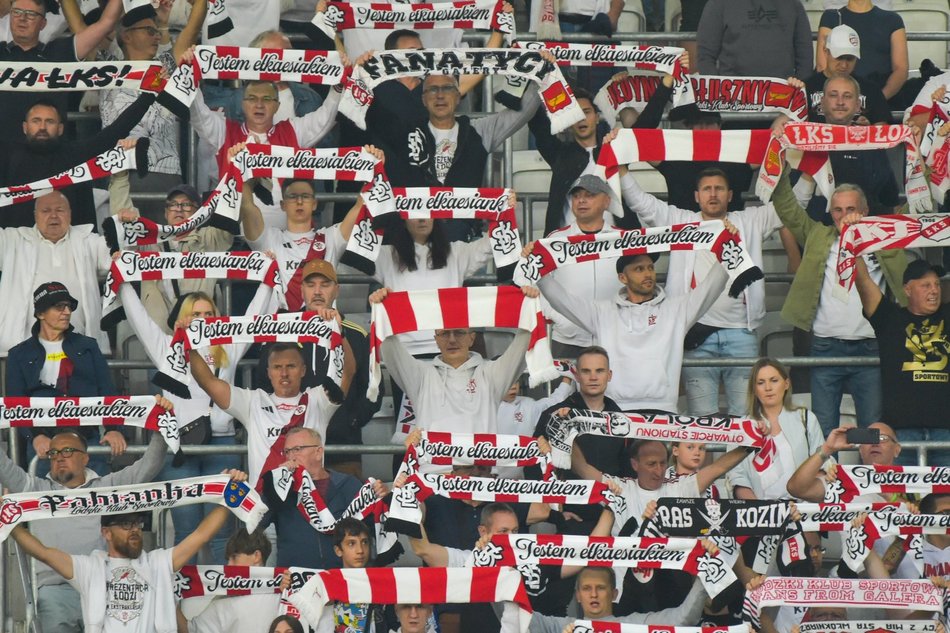 Kibice na meczu ŁKS Łódź z Polonią Bytom. Byłeś/aś tam? Odszukaj się w galerii!