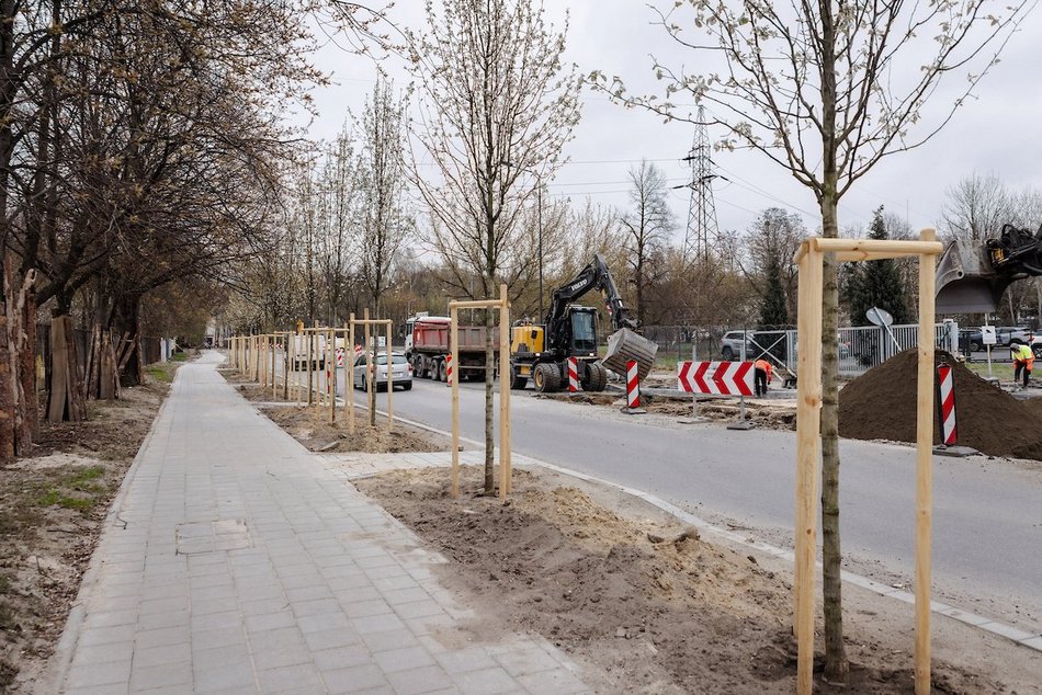 Łódź. Remont Szparagowej i Wersalskiej