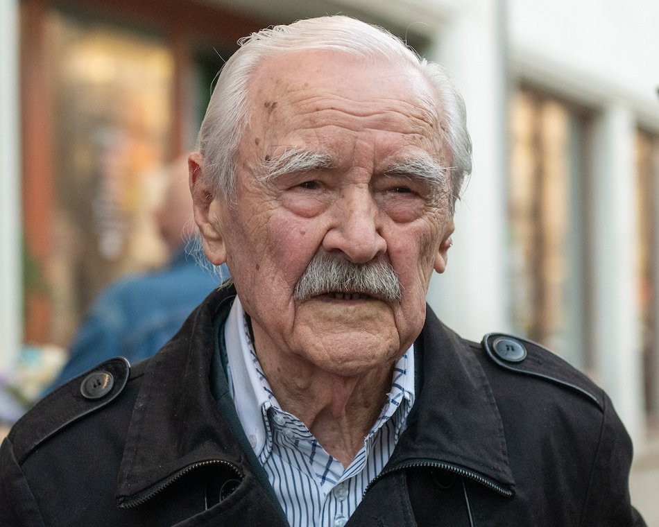 Łódź. Witold Giersz w Alei Gwiazd na Piotrkowskiej