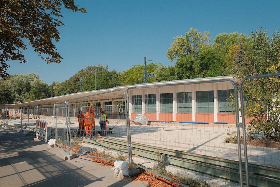 Remont krańcówki MPK Łódź przy Północnej