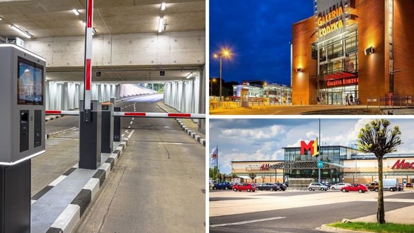 Łódź. Parking podziemny, Galeria Łódzka, M1