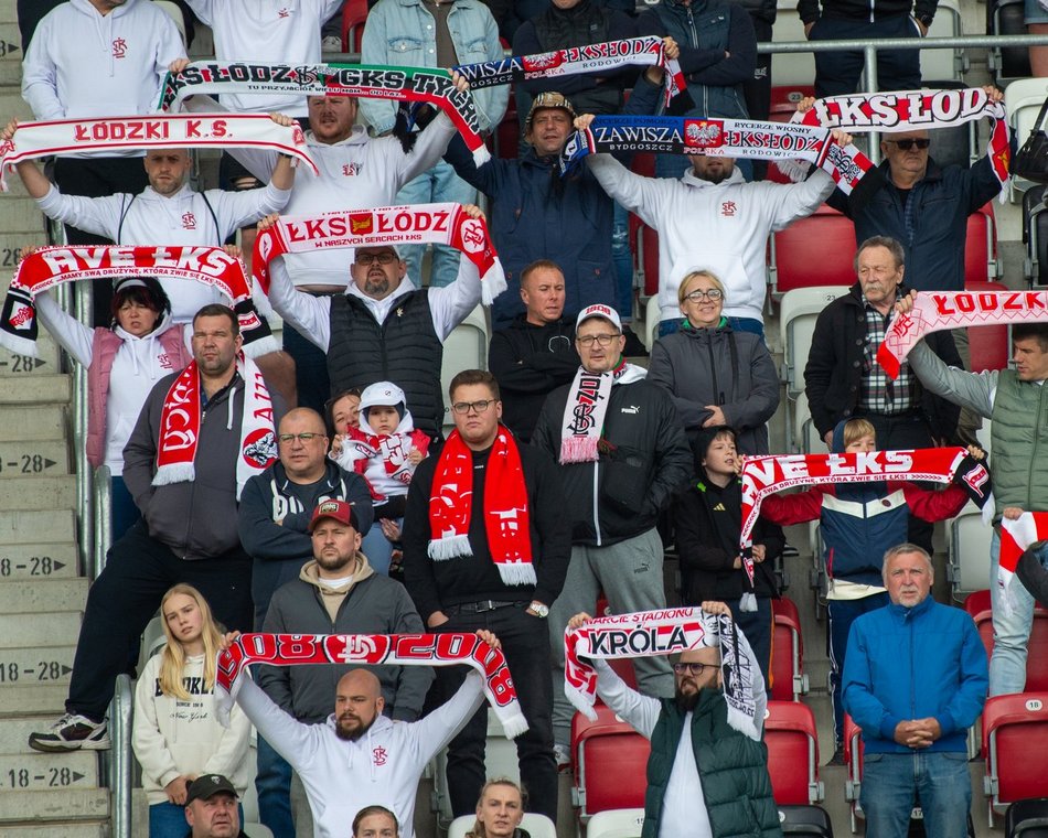 Łódź. Kibice na meczu ŁKS Łódź - Stal Rzeszów. Byłeś/aś? Znajdź się w galerii zdjęć!