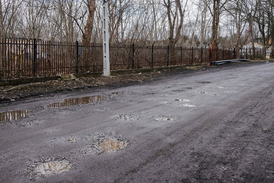 Łódź. Ulica Partyzantów przed remontem