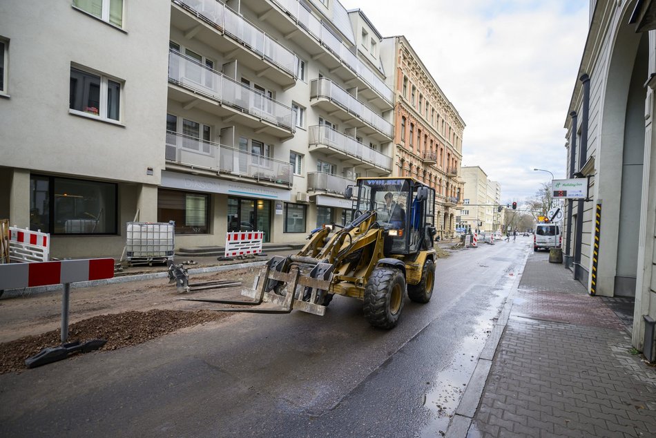 Remont Radwańskiej w Łodzi