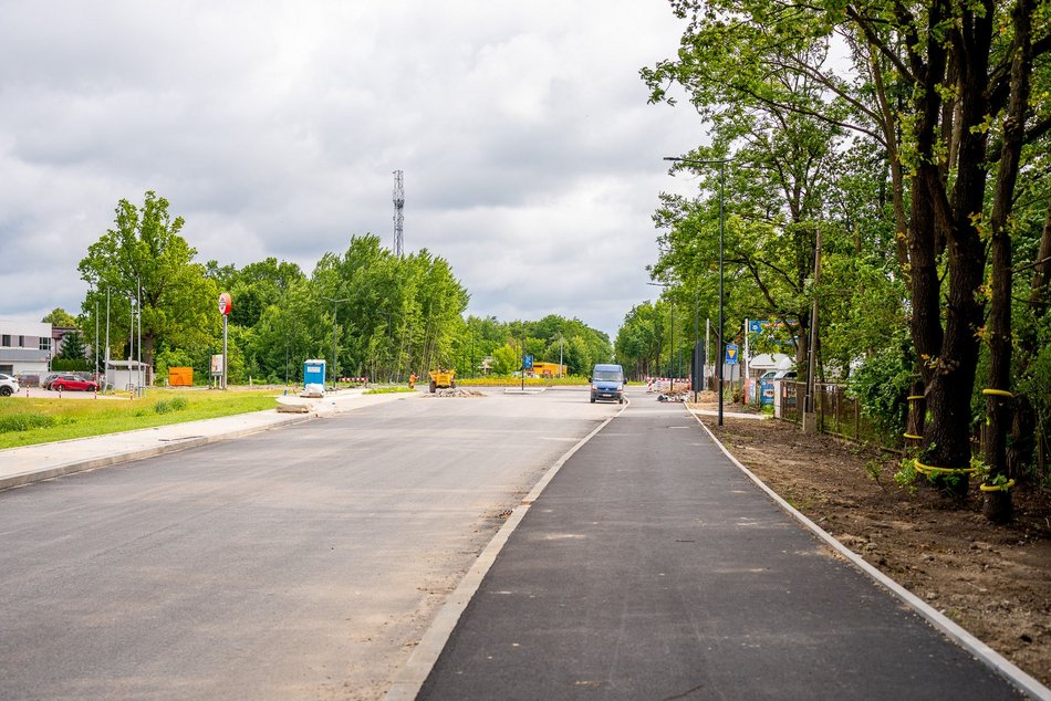 Łódź. Remont Szczecińskiej blisko końca. Dojazd do S14