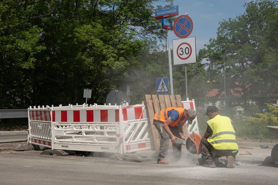 Remont Kniaziewicza w Łodzi. Prace na drugim odcinku coraz bliżej końca