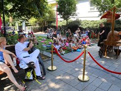 Inauguracja cyklu Baśniowa Piotrkowska. Pomimo upału dzieci bawiły się świetnie