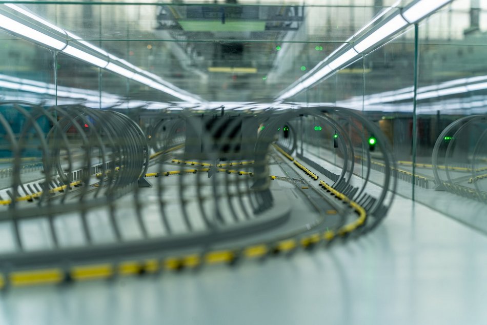 Wystawa makiet klejowych na dworcu Łódź Fabryczna