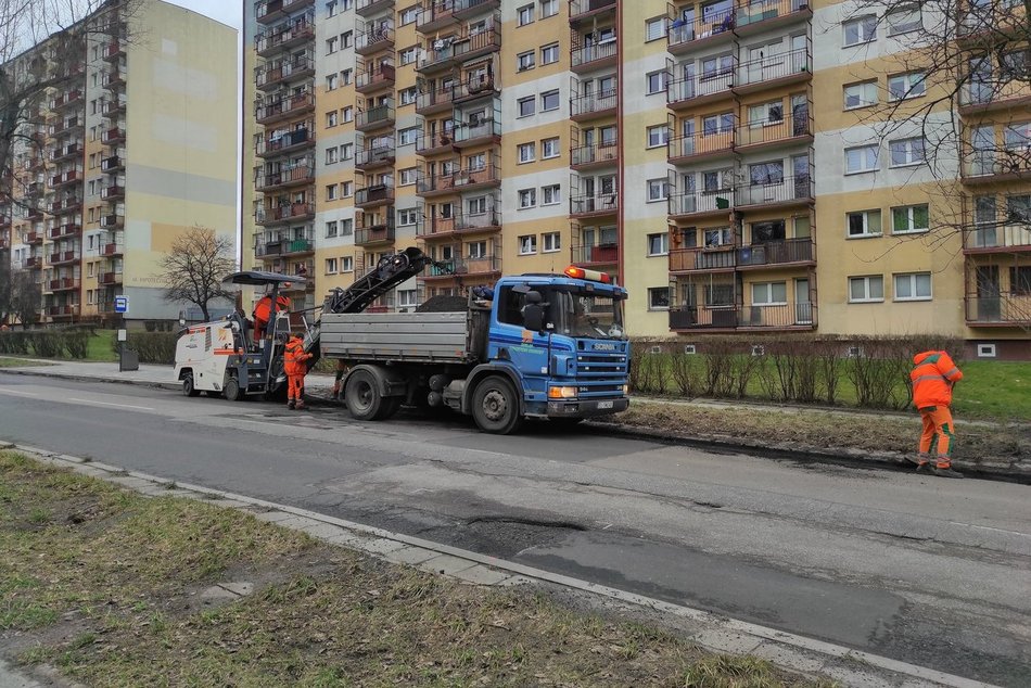 Dziury w drogach w Łodzi