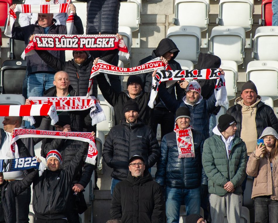 Kibice na meczu ŁKS Łódź kontra Bruk-Bet Termalica Nieciecza. Byłeś? Odszukaj się w galerii