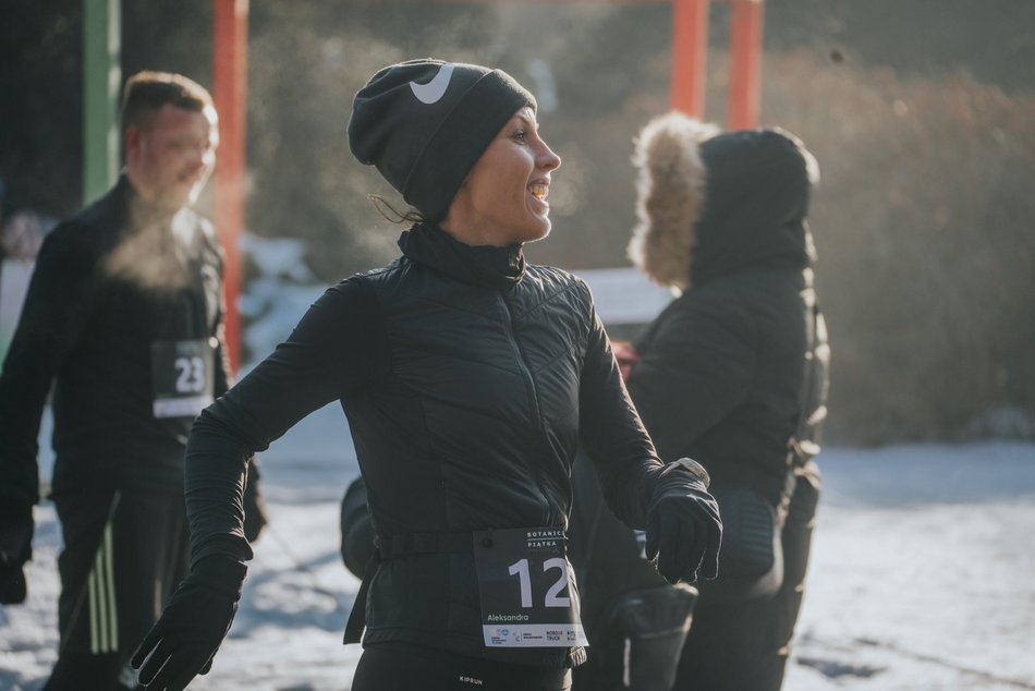 Botaniczna Piątka w Ogrodzie Botanicznym w Łodzi. Galeria z mroźnego biegu