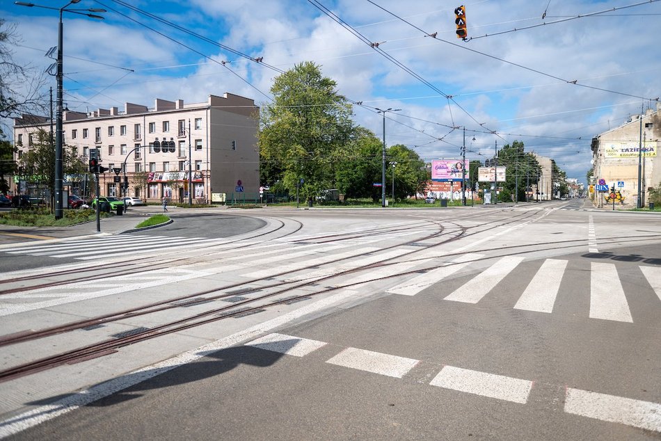Łódź. Koniec remontu na skrzyżowaniu Przybyszewskiego i Kilińskiego w Łodzi. Trwają odbiory techniczne