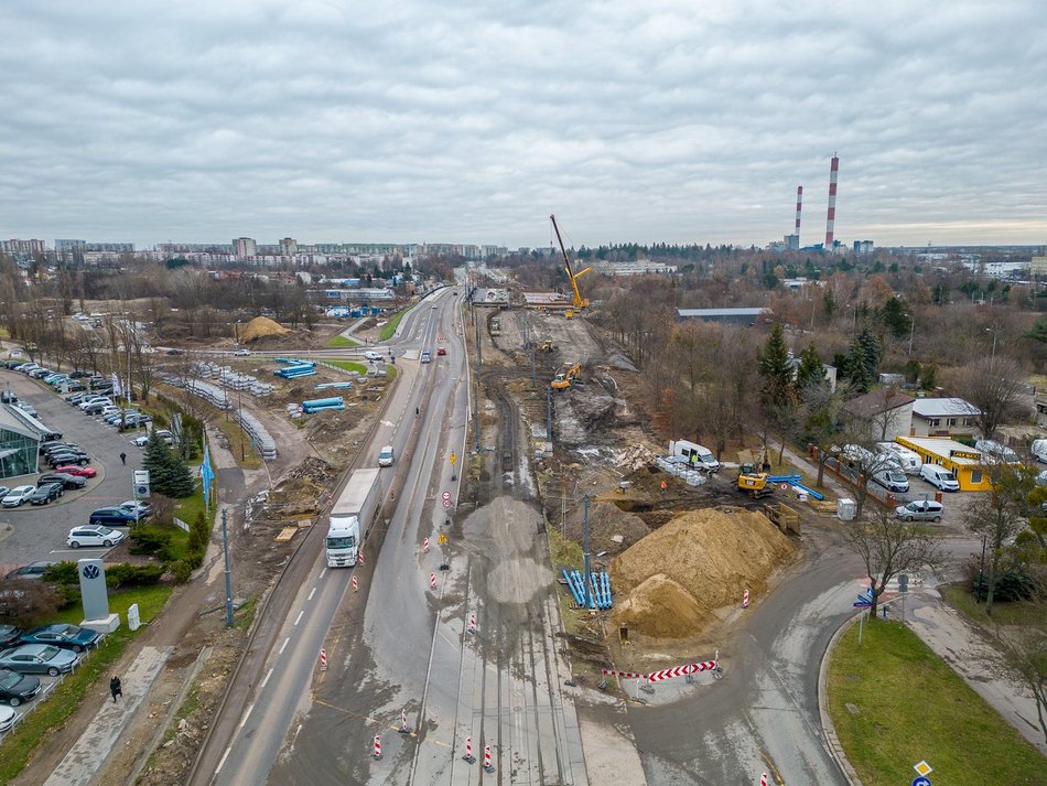 budowa wiaduktów i remont ulicy