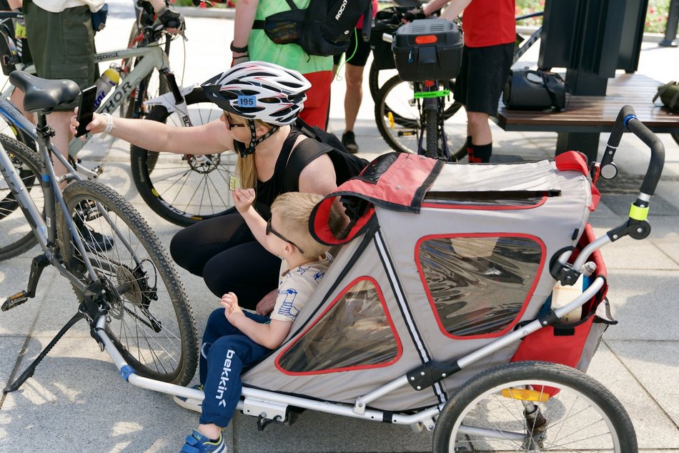 Pierwsza wycieczka rowerowa z Zieloną Łodzią w 2024 r.