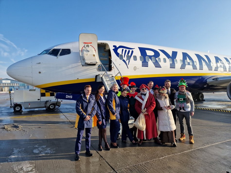 Święty Mikołaj przyleciał do Łodzi!