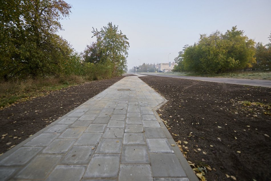 Chodnik przy ul. Maratońskiej