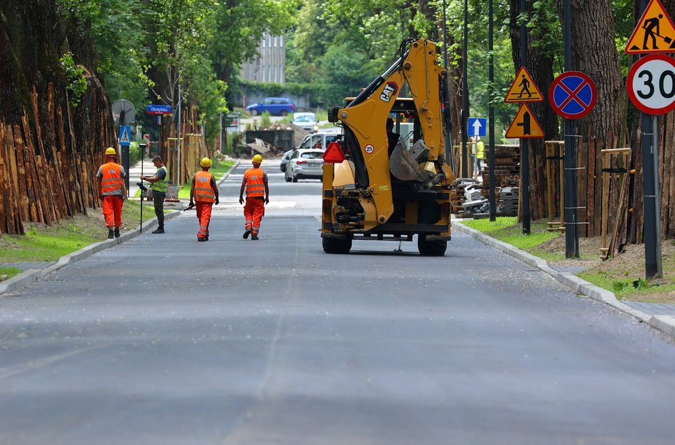 Remont ulicy Hipotecznej - nowa nawierzchnia