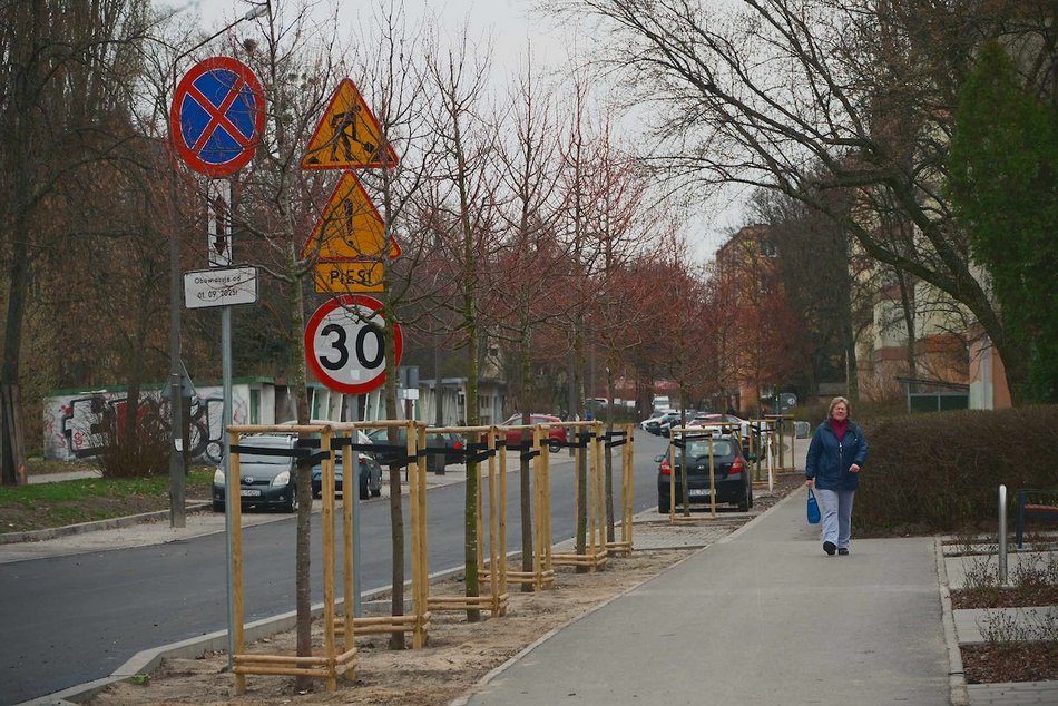 Łódź. Remont ul. Gandhiego w Łodzi