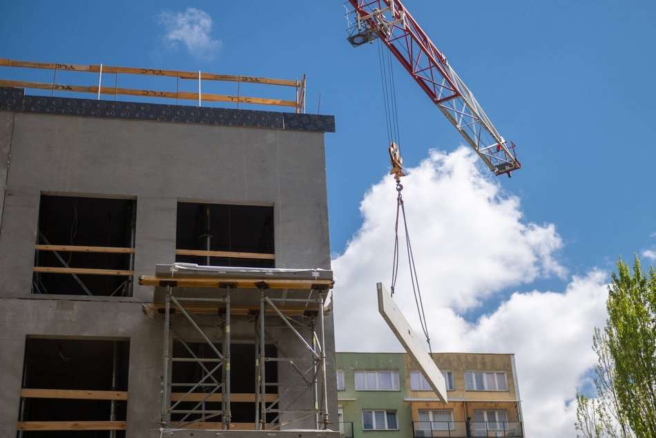 Łódź. Nowe mieszkania miejskie przy Młynarskiej w Łodzi rosną w oczach! Na jakim etapie są prace?