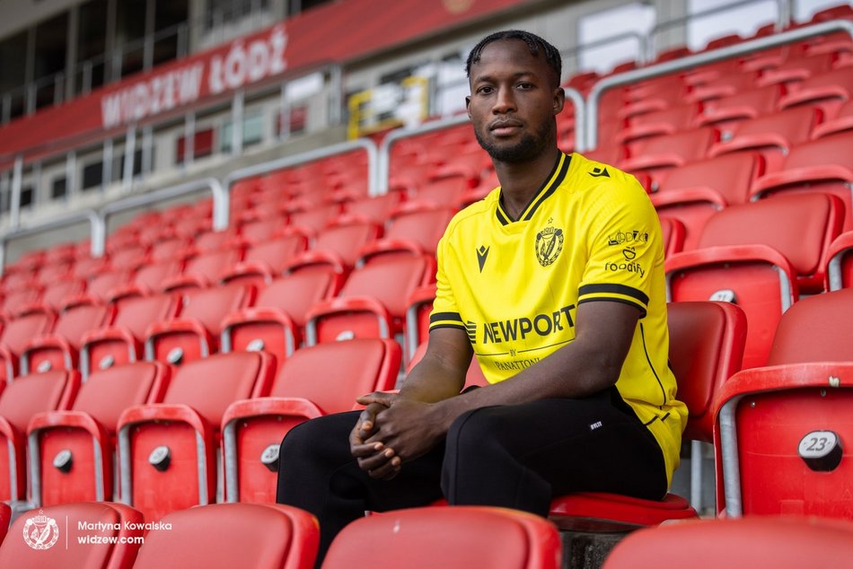 Łódź. Piłkarz Osman Bukari