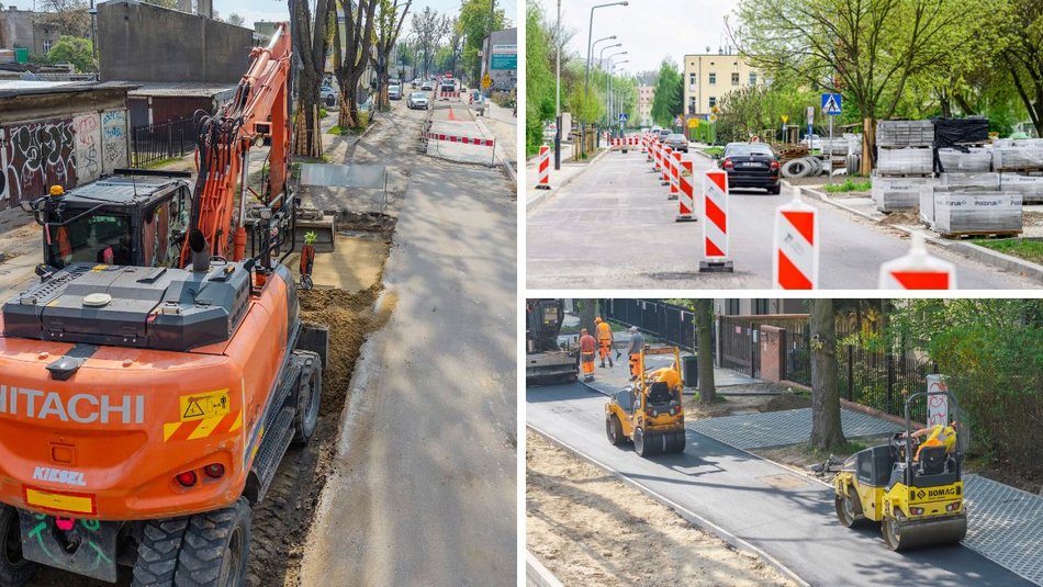 Łódź. Remonty dróg na Górnej w Łodzi postępują. Te ulice zmieniają się na Twoich oczach 