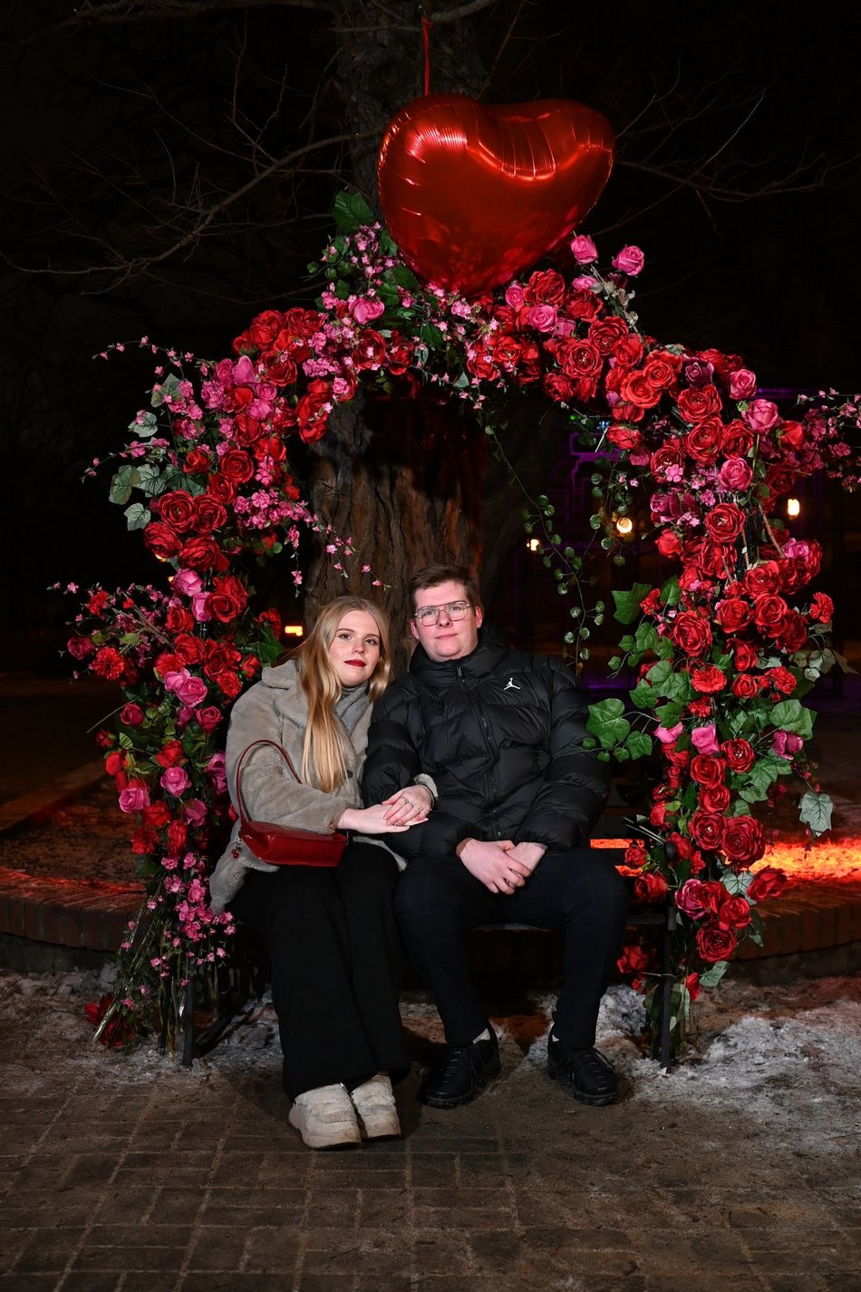 Łódź. Walentynki w Pasażu Rubinsteina w Łodzi. Aż czuć miłość w powietrzu!