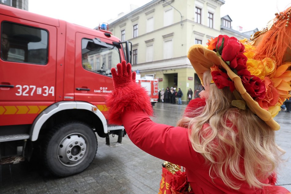 Łódź. WOŚP 2026 w Łodzi. Motoszarża po raz pierwszy opanowała Piotrkowską! [ZDJĘCIA]