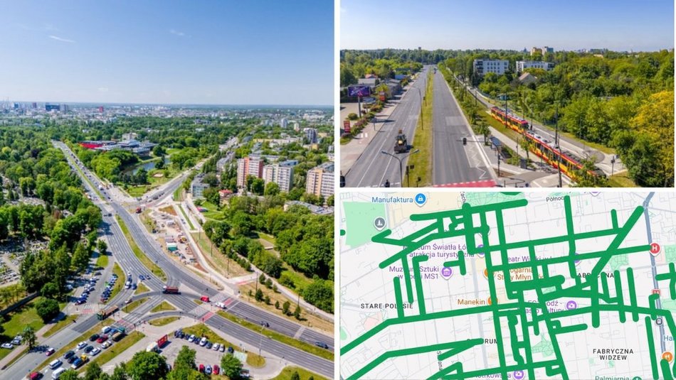 Łódź. Aż 477 nowych dróg w Łodzi na interaktywnej mapie. Tyle się zmieniło w ciągu 15 lat